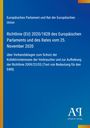 Text: Richtlinie (EU) 2020/1828 über Verbandsklagen. Blaues Cover, links orange Streifen, Logo unten rechts.
