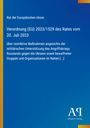 Verordnung (EU) 2023/1529 des Rates vom 20. Juli 2023. Blaues Design mit orangem Streifen und Verlag-Logo.