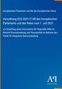 Text über Verordnung zur Grenzverwaltung der EU, mit blauem Hintergrund und Logo des Antiphon Verlags unten rechts.