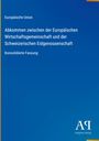 Titel: Abkommen zwischen der Europäischen Wirtschaftsgemeinschaft und der Schweizerischen Eidgenossenschaft. Blauer Hintergrund. Logo unten rechts.