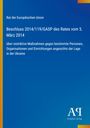 "Beschluss 2014/119/GASP des Rates vom 5. März 2014. Restriktive Maßnahmen gegen bestimmte Personen in der Ukraine. Blau, gelber Rand."