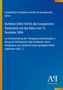 "Richtlinie 2004/109/EG des Europäischen Parlaments und des Rates vom 15. Dezember 2004" auf blauem Hintergrund, Antiphon Verlag Logo unten.