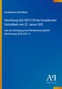 Europäische Zentralbank Verordnung (EU) 2021/378 zur Mindestreservepflicht. Blaues Cover, weißer Text. Logo unten rechts.