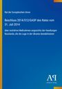 „Rat der Europäischen Union; Beschluss 2014/512/GASP des Rates vom 31. Juli 2014 über restriktive Maßnahmen...“ Blaues Layout.
