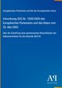 Verordnung (EG) Nr. 1059/2003 über Klassifikation der Gebietseinheiten (NUTS). Blaues Cover. Logo: AR Antiphon Verlag.
