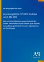 Titel: Verordnung (EU) Nr. 377/2012 des Rates. Blaues Cover, gelber Rand, kleines Logo unten rechts.
