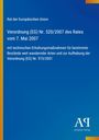 Text: Verordnung (EG) Nr. 520/2007, techn. Erhaltungsmaßnahmen. Design: Blau mit gelbem Rand, Logo unten rechts.