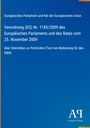 Verordnung (EG) Nr. 1185/2009 über Statistiken zu Pestiziden. Blaues Cover mit EU-Text und Antiphon Verlag-Logo.