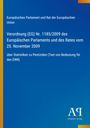 Text zu Verordnung über Pestizidstatistiken, Europäische Union, blau-orange Hintergrund, Logo unten rechts: Antiphon Verlag.