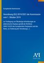 Text: Verordnung (EU) 2019/2021, Kommission, 1. Oktober 2019; Ökodesign-Anforderungen für elektronische Displays. Blaues Design.