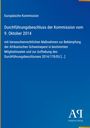 Europäische Kommission, Beschluss vom 9. Oktober 2014, Maßnahmen gegen Afrikanische Schweinepest. Blaues Cover.