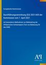 Text zur Afrikanischen Schweinepest-Verordnung der EU vom 7. April 2021, auf blauem Hintergrund, unten Logo des Antiphon Verlags.