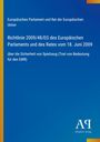 Text: "Europäisches Parlament und Rat der Europäischen Union. Richtlinie 2009/48/EG ... Sicherheit von Spielzeug." Blaues Design.