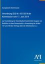Text über eine EU-Verordnung, dunkelblauer Hintergrund, gelbe und orange Details, Logo "AR Antiphon Verlag".