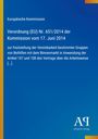 Verordnung (EU) Nr. 651/2014 vom 17. Juni 2014, EU-Kommission, blauer Hintergrund, gelber Rand. Antiphon Verlag.