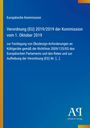 Europäische Kommission: Verordnung (EU) 2019/2019 vom 1. Oktober 2019. Blaues Cover, gelber Rand, Logo "Antiphon Verlag".