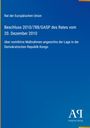 „Rat der Europäischen Union, Beschluss 2010/788/GASP. Restriktive Maßnahmen, Demokratische Republik Kongo.“ Blaues Cover, Verlag-Logo unten.