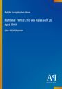 Text: "Rat der Europäischen Union, Richtlinie 1999/31/EG des Rates vom 26. April 1999 über Abfalldeponien" auf blauem Hintergrund.