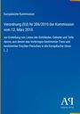 Text: Verordnung (EU) Nr 206/2010 zur Erstellung von Listen der Drittländer. Blauer Hintergrund, unten rechts Logo "Antiphon Verlag".