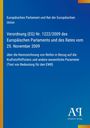 Text über EU-Verordnung zu Reifenkennzeichnung; blauer Hintergrund, weißer Text, orangene Akzente; Antiphon Verlag.