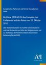 Europäisches Parlament und Rat der Europäischen Union: Richtlinie 2010/65/EU des Europäischen Parlaments und des Rates vom 20. Oktober 2010, Buch