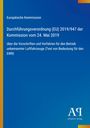 Text: "Europäische Kommission, Durchführungsverordnung (EU) 2019/947 der Kommission vom 24. Mai 2019." Blaues Cover.