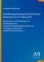 Text über EU-Durchführungsverordnung 2019/250 zur Bahnzertifizierung. Blauer Hintergrund, AQ Antiphon Verlag Logo.