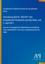 Auf blauem Hintergrund steht: "Verordnung (EU) Nr. 492/2011" und "Antiphon Verlag" unten rechts.