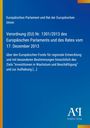Text zur Verordnung (EU) Nr. 1301/2013 über EU-Fonds und Wachstum. Blaues Design mit gelbem Rand rechts. AI-Logo.
