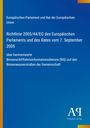 Oben steht: "Europäisches Parlament und Rat der Europäischen Union". Rechts unten ist das Logo des Antiphon Verlags.