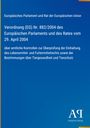 Verordnung (EG) Nr. 882/2004 des Europäischen Parlaments. Blaues Cover, schlichtes Design.
