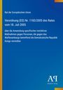 Text: Rat der Europäischen Union, Verordnung (EG) Nr. 1183/2005, vom 18. Juli 2005, über Maßnahmen gegen das Waffenenbargo.