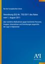 Rat der Europäischen Union: Verordnung (EU) Nr. 753/2011 des Rates vom 1. August 2011, Buch