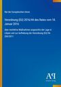 Text: Rat der Europäischen Union, Verordnung (EU) 2016/44, Maßnahmen Libyen. Unten rechts "Antiphon Verlag". Blaues Design.