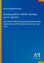 Verordnung (EU) Nr. 359/2011 des Rates vom 12. April 2011 über Maßnahmen gegen bestimmte Personen im Iran. Links gelb.