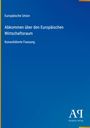 Text: "Europäische Union, Abkommen über den Europäischen Wirtschaftsraum, Konsolidierte Fassung". Blaues Cover, unten rechts Logo "AQ".