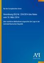 Verordnung (EU) Nr. 224/2014 des Rates vom 10. März 2014. Blauer Hintergrund, gelber Rand links. Logo „AP“.