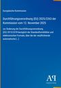 Text: "Durchführungsverordnung (EU) 2025/2263 der Kommission vom 12. November 2025". Blaues Cover, Antiphon Verlag-Logo.