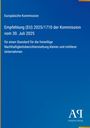 Europäische Kommission: Empfehlung (EU) 2025/1710 der Kommission vom 30. Juli 2025, Buch