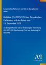 Europäisches Parlament und Rat der Europäischen Union: Richtlinie (EU) 2023/1791 des Europäischen Parlaments und des Rates vom 13. September 2023, Buch