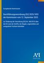 Text zur Verordnung der EU über Schiffe, die illegale Fischerei betreiben, auf blauem Hintergrund mit gelben Randstreifen.