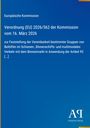 Verordnung (EU) 2026/562 der Kommission; Thema: Beihilfen im Verkehr. Blaues Layout, rechts ein Verlagssymbol.