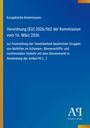 Text: Europäische Kommission, Verordnung (EU) 2026/562 vom 16. März 2026. Blau-weißes Design mit gelbem Streifen links.