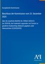 Europäische Kommission: Beschluss der Kommission vom 23. Dezember 2025, Buch