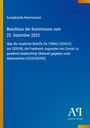 Europäische Kommission: Beschluss der Kommission vom 23. Dezember 2025, Buch