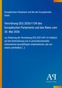 Europäisches Parlament und Rat der Europäischen Union: Verordnung (EU) 2026/1139 des Europäischen Parlaments und des Rates vom 20. Mai 2026, Buch