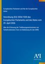 Europäisches Parlament und Rat der Europäischen Union: Verordnung (EU) 2026/1030 des Europäischen Parlaments und des Rates vom 29. April 2026, Buch