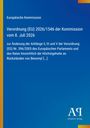 Europäische Kommission: Verordnung (EU) 2026/1546 der Kommission vom 8. Juli 2026, Buch