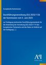 Europäische Kommission: Durchführungsverordnung (EU) 2025/1126 der Kommission vom 5. Juni 2025, Buch
