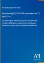 Verordnung (EU) 2026/506 des Rates vom 23. April 2026. Blaues Cover, Logo unten rechts.